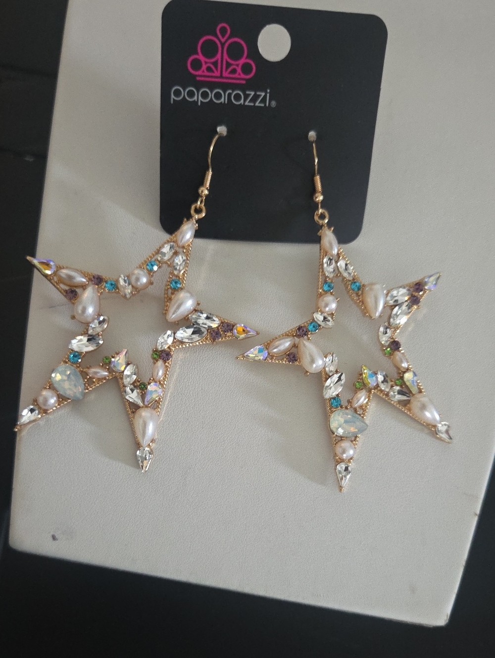 Paparazzi Multi Star Earrings NWT